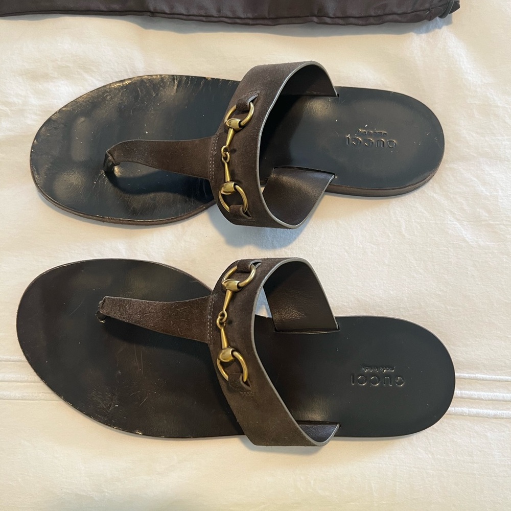 Gucci Thong Sandal With Horsebit